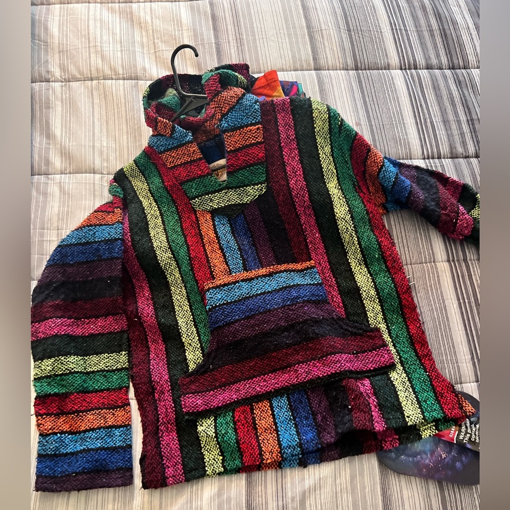 Baja Woven Pullover Hoodie